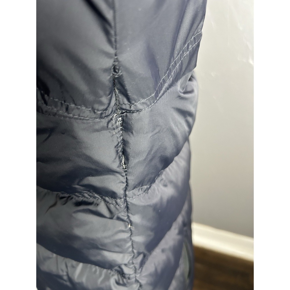 Cabelas 650 Fill Down Puffer Black Coat Full Zip and Pockets Size Large Tall Men - Picture 7 of 15